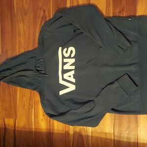 Vans Off the Wall forest green hoodie |M|
